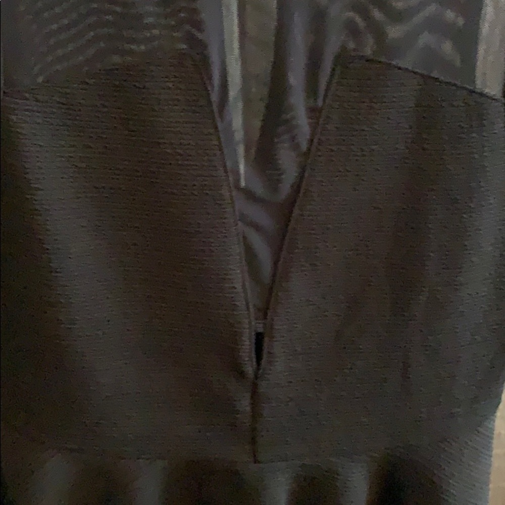 Black Peplum Top - Picture 4 of 4